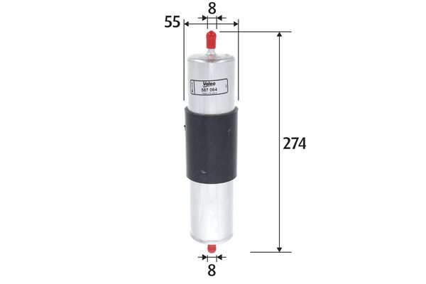 Filtr paliwa VALEO 587064