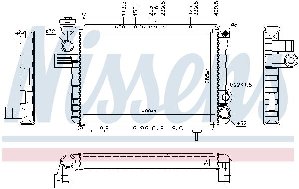 Radiateur, refroidissement du moteur