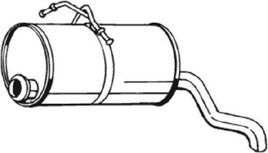Tłumik końcowy BOSAL 190-129