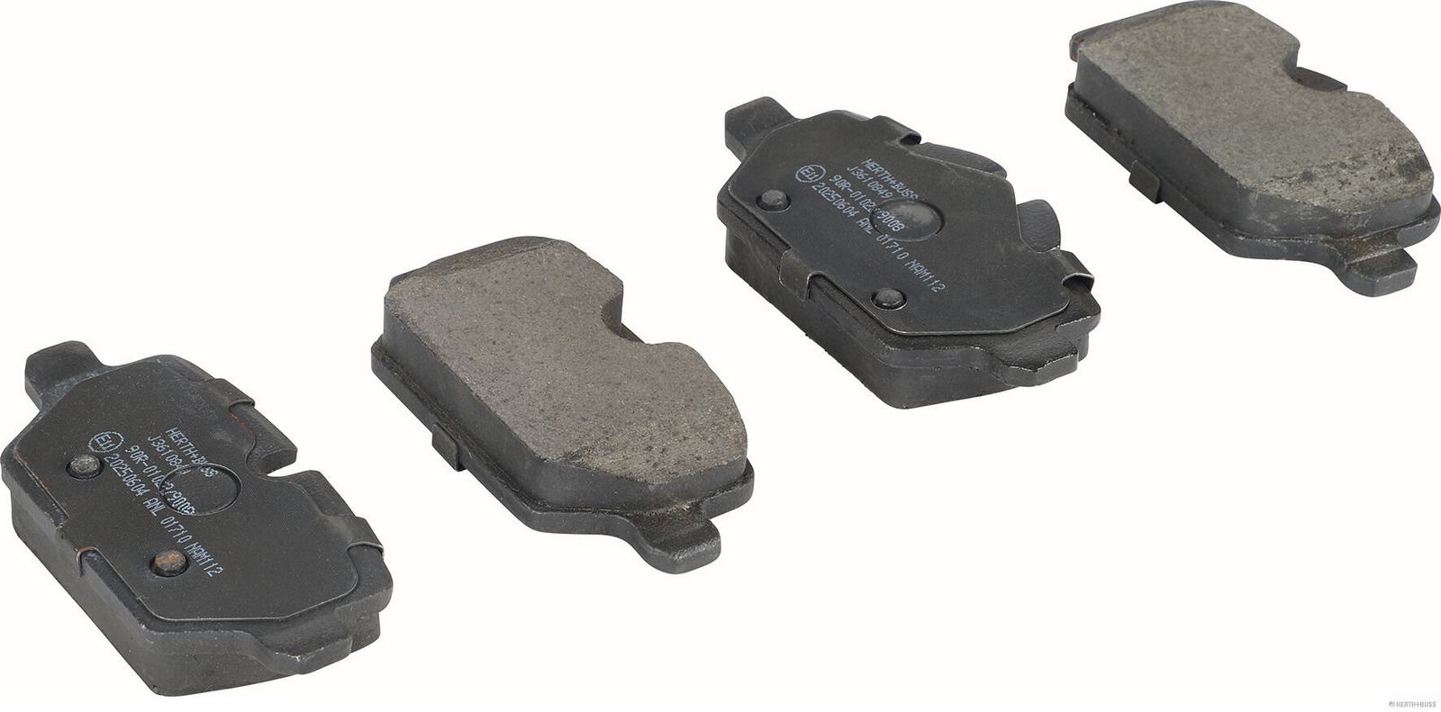 set placute frana,frana disc HERTH+BUSS JAKOPARTS J3610849