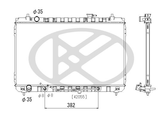 Radiator, racire motor KOYORAD PL823444