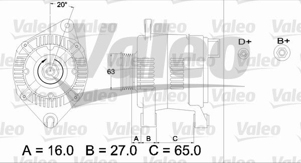 Alternator VALEO 436475