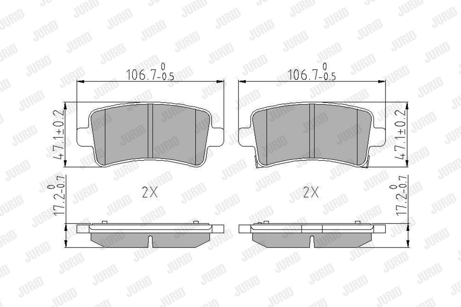Piduriklotsi komplekt,ketaspidur