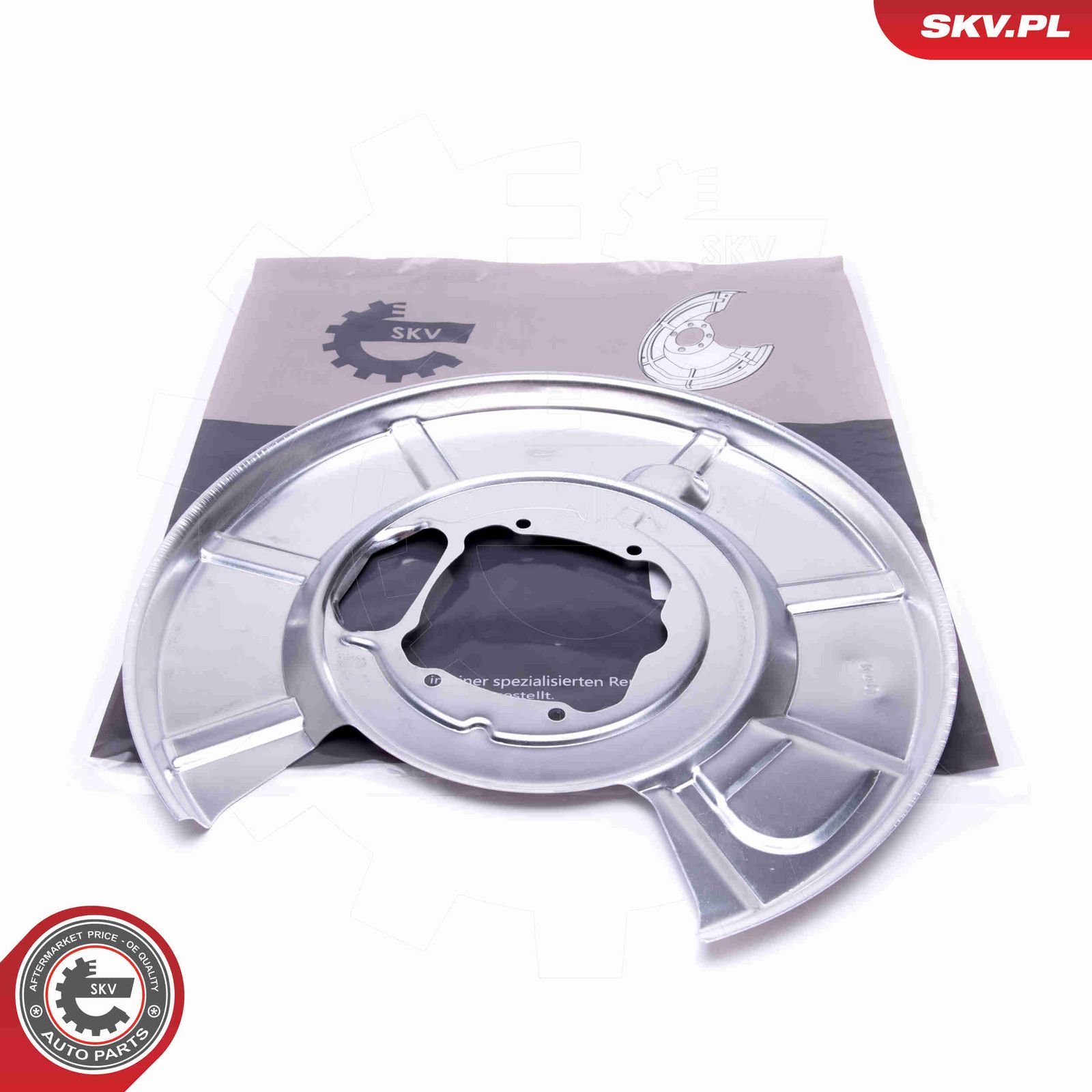 Отражатель, диск тормозного механизма