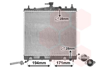 Radiateur, refroidissement du moteur