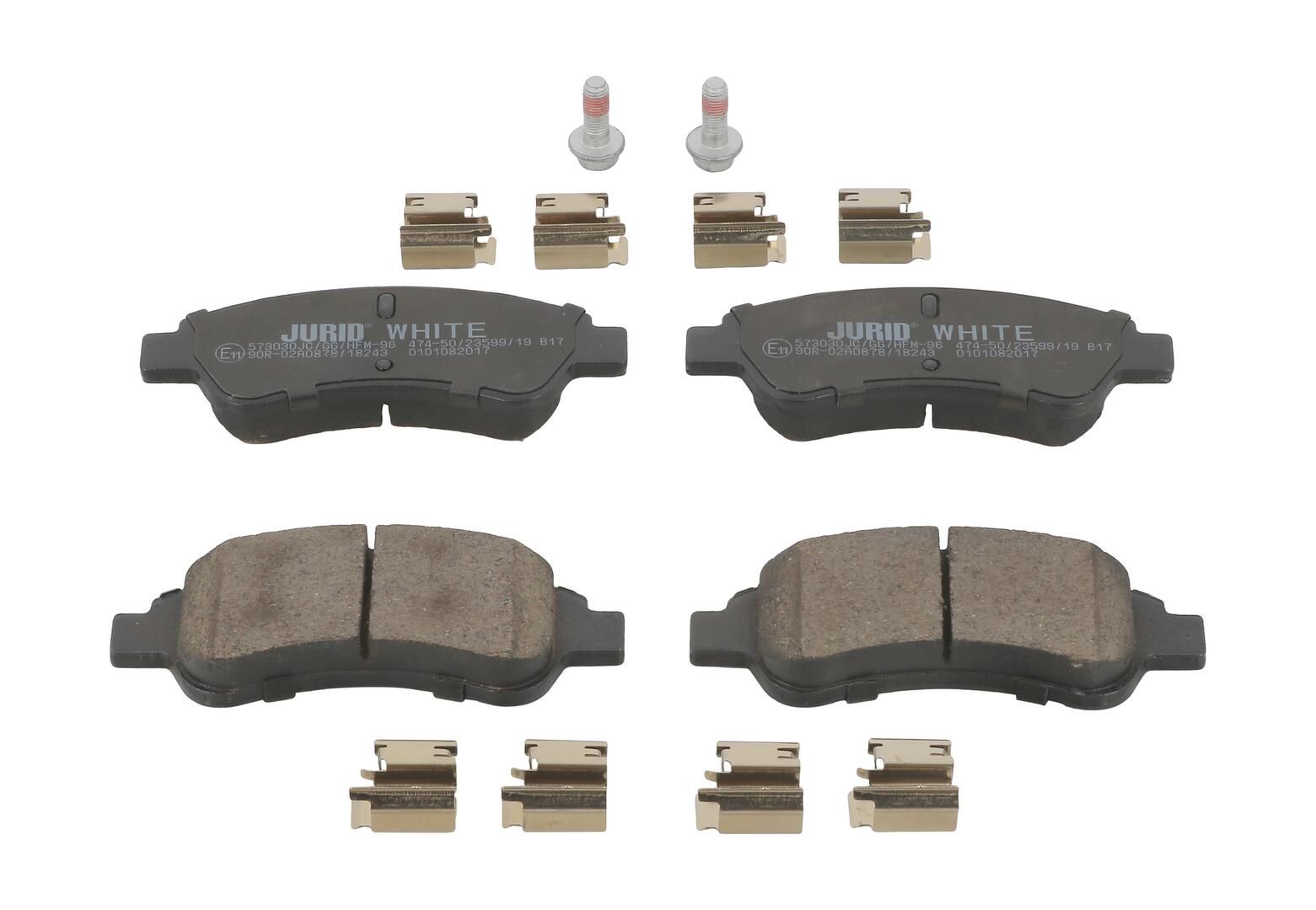 Комплект тормозных колодок, дисковый тормоз