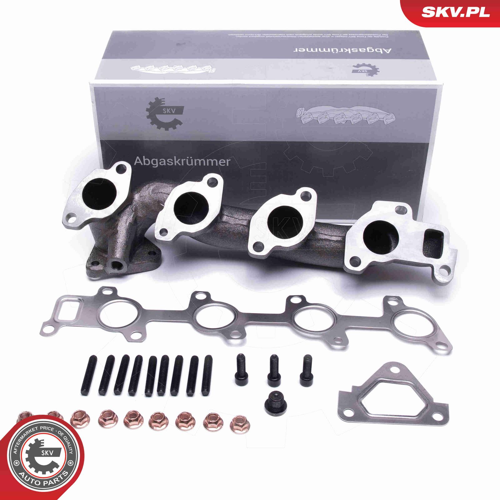 Kolektors, Izplūdes gāzu sistēma