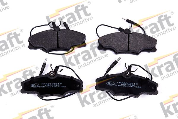 Sada brzdových destiček, kotoučová brzda KRAFT AUTOMOTIVE 6005615
