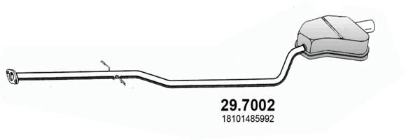 Tłumik końcowy ASSO 29.7002