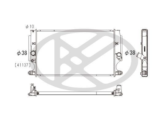 Radiator, racire motor KOYORAD PL012103