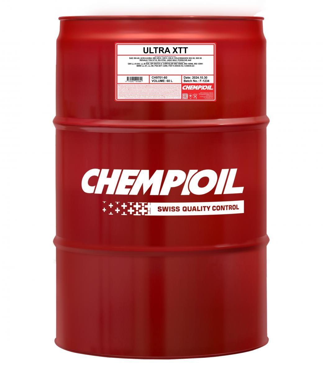 Motorový olej CHEMPIOIL Ultra XTT 5W-40, 60L