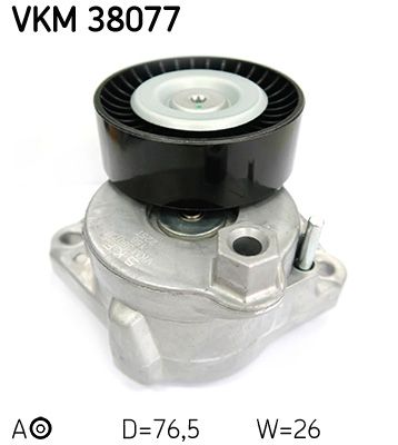 Napínacia kladka rebrovaného klinového remeňa SKF VKM 38077