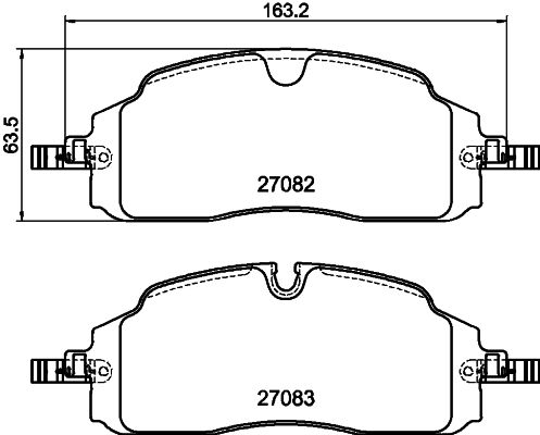 Zestaw klocków hamulcowych, hamulce tarczowe MINTEX MDB4436