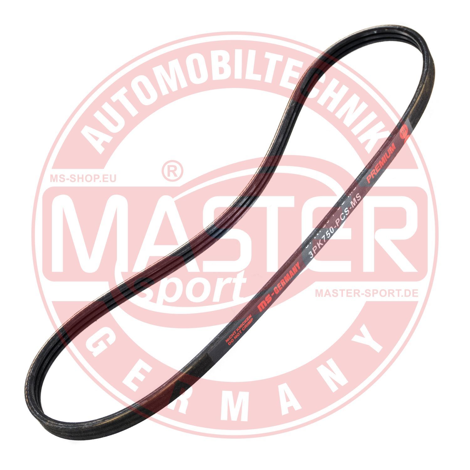 Pasek klinowy wielorowkowy MASTER-SPORT GERMANY 3PK750-PCS-MS
