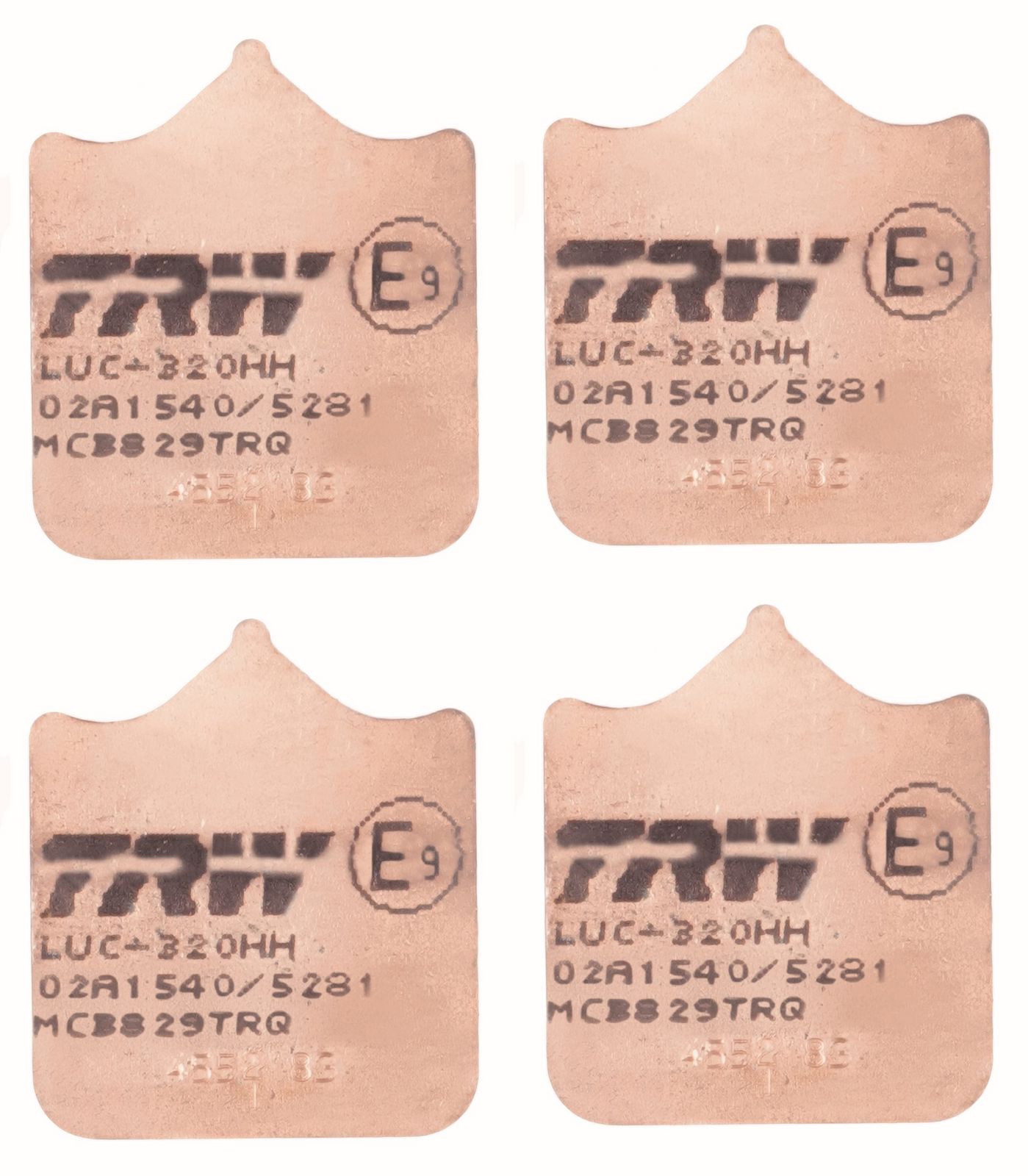 set placute frana,frana disc TRW Sinter Track Racing MCB829TRQ