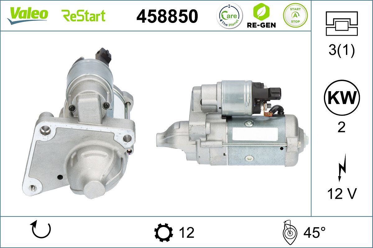 starter VALEO 458850