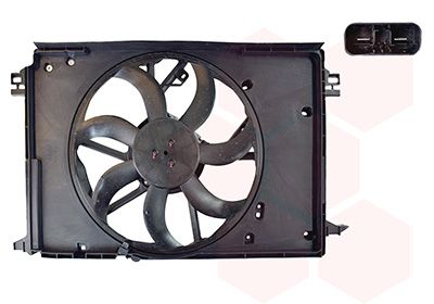 Ventilator, radiator VAN WEZEL 5475747