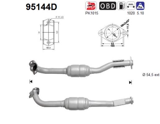 Katalizator AS 1741030140