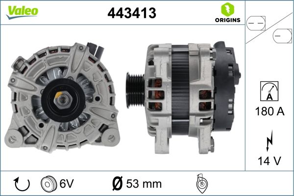 Alternator VALEO 443413