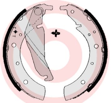 Zestaw szczęk hamulcowych BREMBO S 06 502