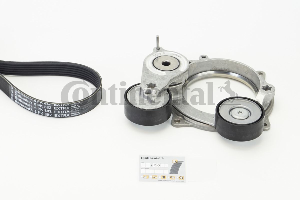 Zestaw paska klinowego wielorowkowego CONTINENTAL CTAM 6PK882 EXTRA K1