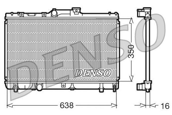 Chladič motora DENSO DRM50013