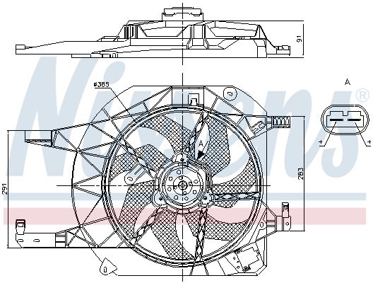 Ventilateur, refroidissement du moteur