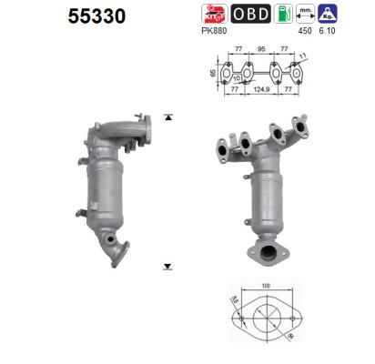 Katalizator AS 55330