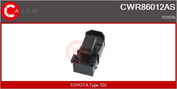 Spínač, zvedací zařízení oken CASCO CWR86012AS