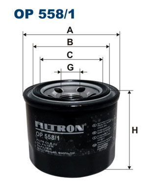 Olejový filtr FILTRON OP 558/1