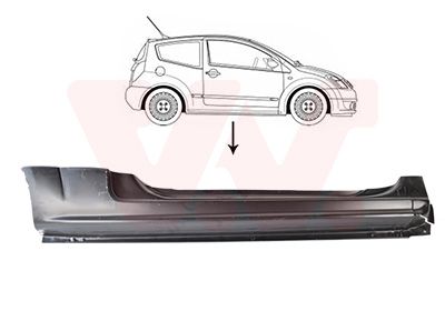 Placă de prag VAN WEZEL 0917102