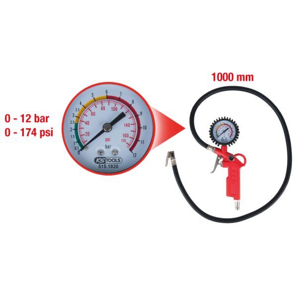 Aparat de verificat/incarcat presiune aer roti KS TOOLS 515.1920