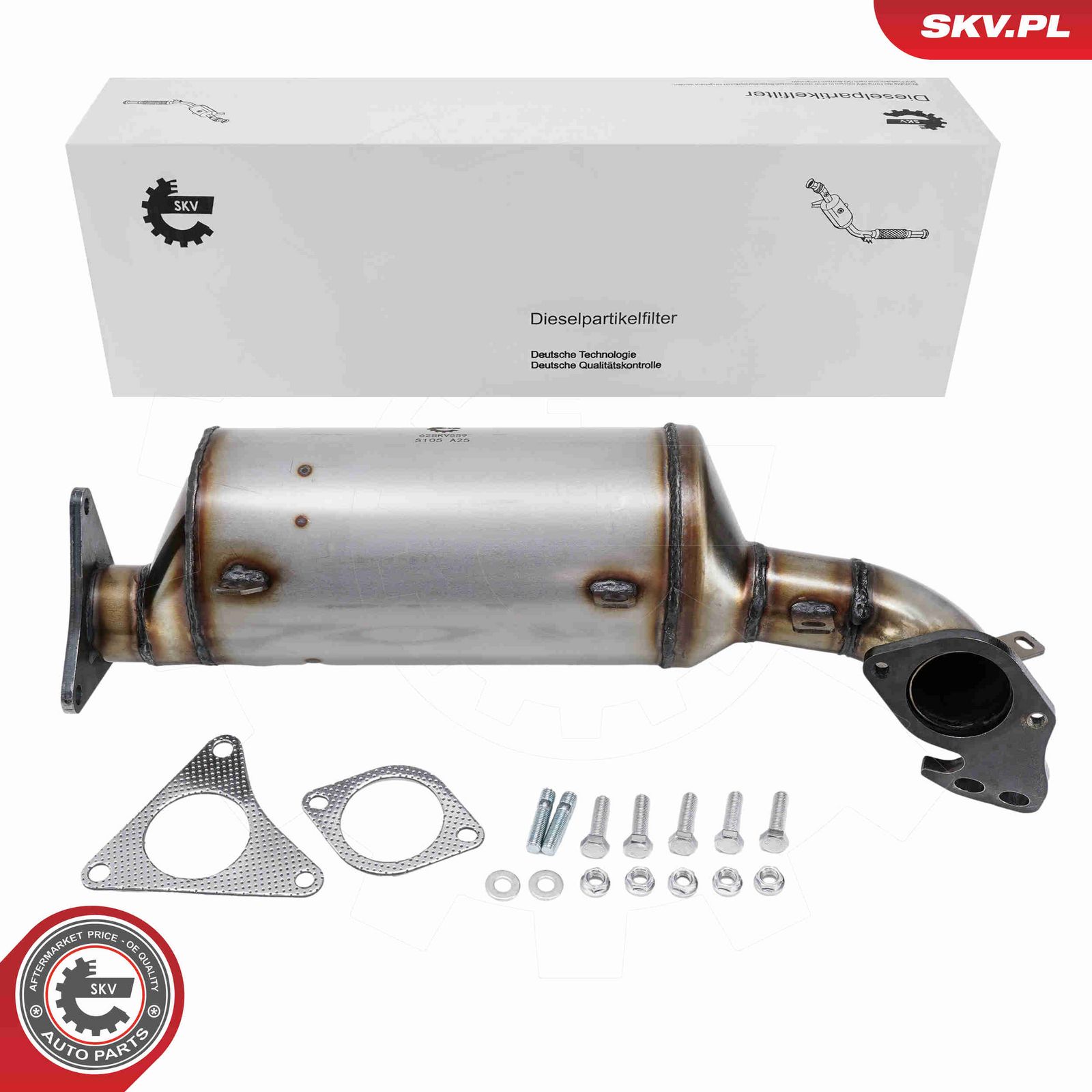 Tahma-/partikelfilter,väljalaskesüst.