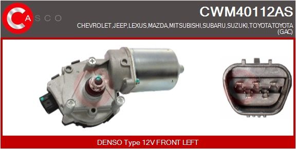 Levně Motor stěračů CASCO CWM40112AS