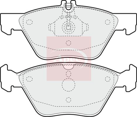 Apec - Front Brake Pad Set