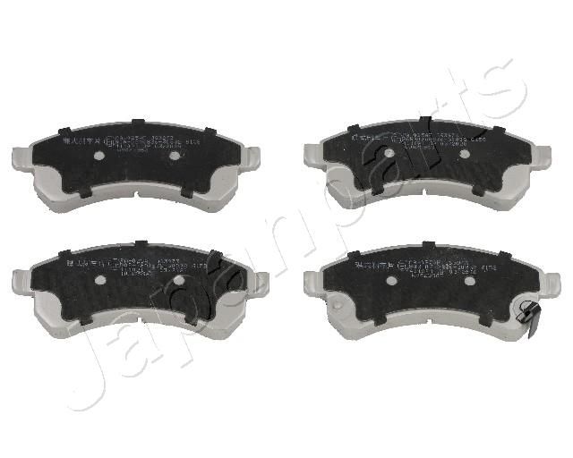 Zestaw klocków hamulcowych, hamulce tarczowe JAPANPARTS PA-025AF