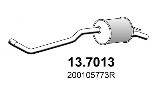 Tłumik końcowy ASSO 13.7013
