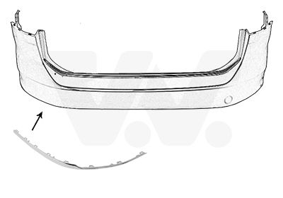 Pokrywa, zderzak VAN WEZEL 5742552