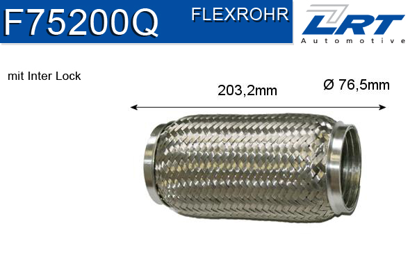 Teava flexibila, esapament LRT F75200Q