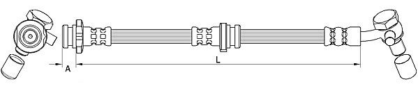 Furtun frana METZGER 4111582
