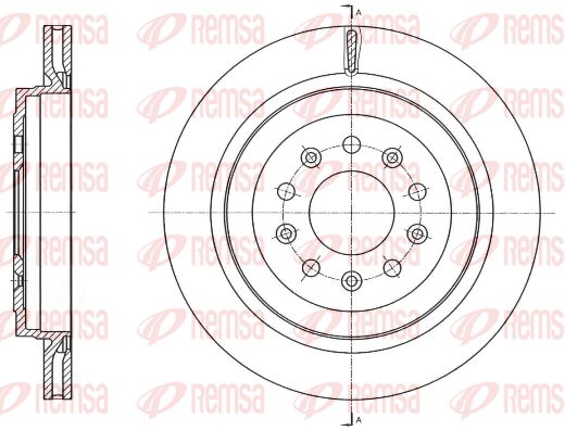 Tarcza hamulcowa KAWE 61767 10