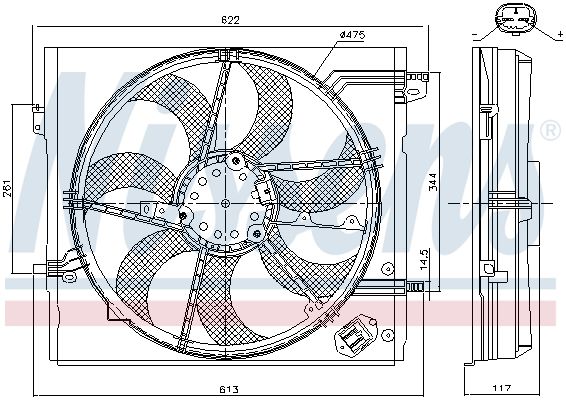 Ventilateur, refroidissement du moteur