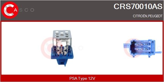 Odpor, vnitřní tlakový ventilátor CASCO CRS70010AS