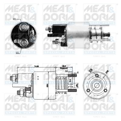 Włącznik elektromagnetyczny, rozrusznik MEAT & DORIA 46287