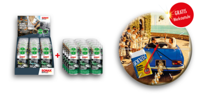 Substanta curatire instalatie climatizare SONAX KlimaPowerCleaner Paket 2026 07603000