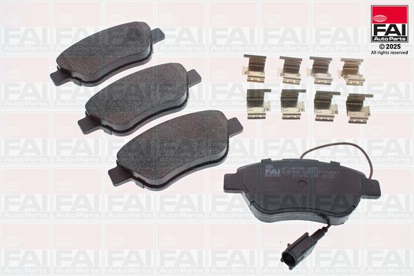 Zestaw klocków hamulcowych, hamulce tarczowe FAI AUTOPARTS BP294
