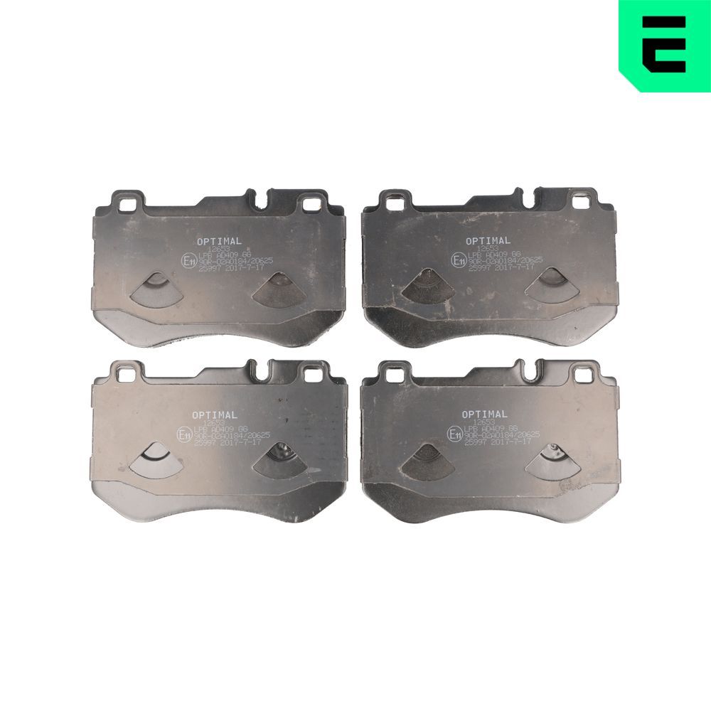 set placute frana,frana disc OPTIMAL BP-12653