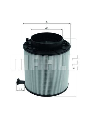 Vzduchový filtr MAHLE KNECHT LX 2091D
