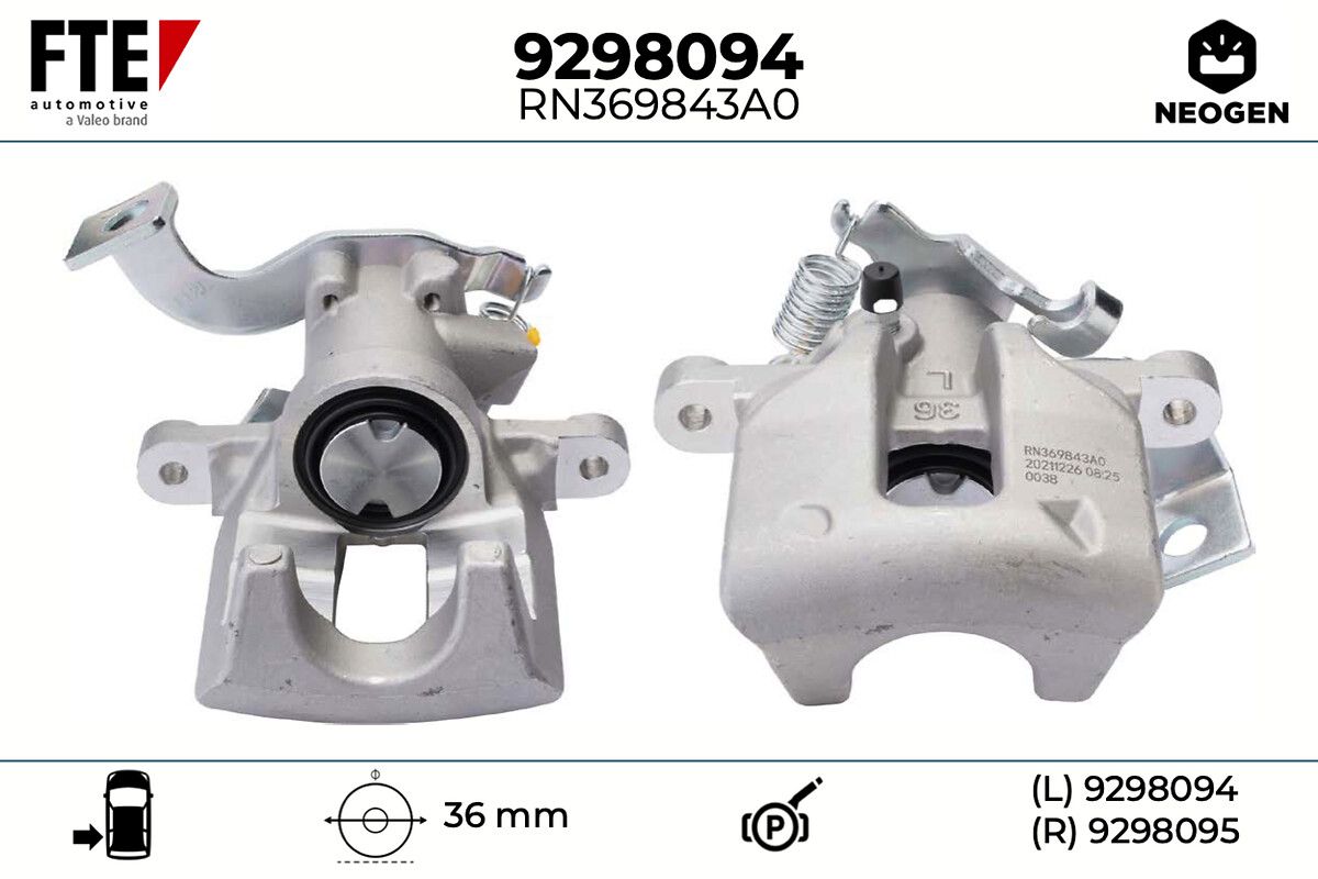 Etrier frana FTE NEOGEN 9298094