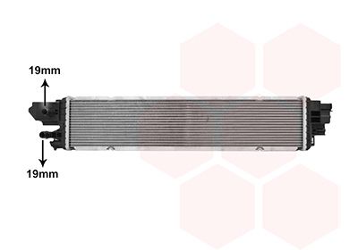 Radiator temperatura scazuta, intercooler VAN WEZEL 43012740